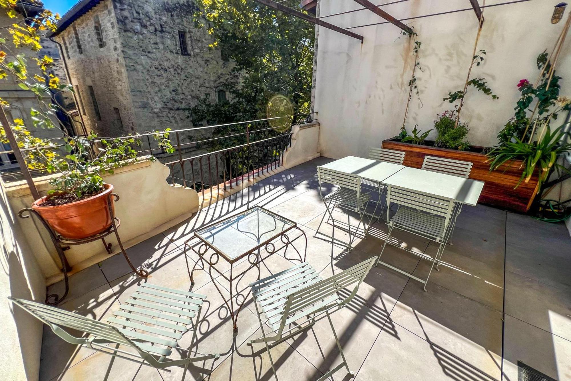 Ac - Private Exterior - Duplex Quartier Des Artistes Apartment Avignon Luaran gambar